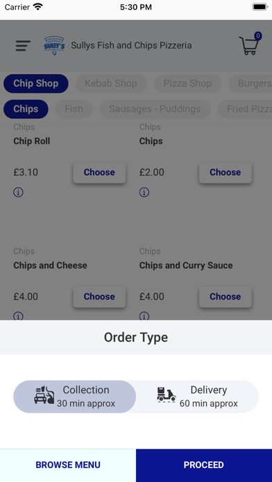 Sullys Fish & Chips Pizzeria Screenshot