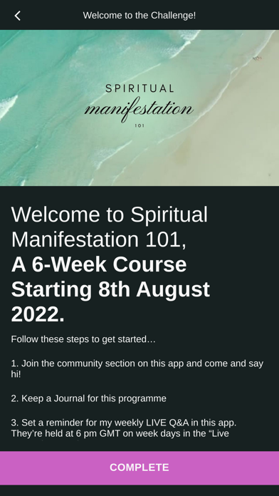 Spiritual Manifestation 101 Screenshot