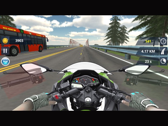 モトライダーキング - バイクハイウェイレーサー3Dのおすすめ画像1