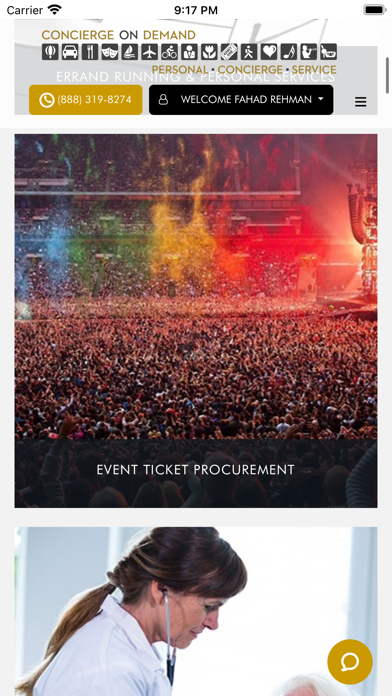 Concierge On Demand Screenshot