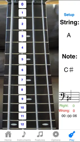 Game screenshot Bass Fretboard Addict Lite apk
