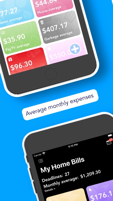 My Home Bills - Home box Screenshot