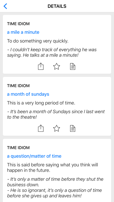 Time & Clothing idioms Screenshot