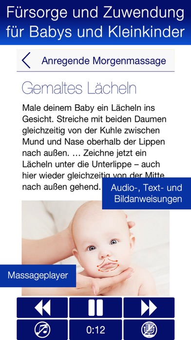 Babymassage mit Audioguide Screenshot