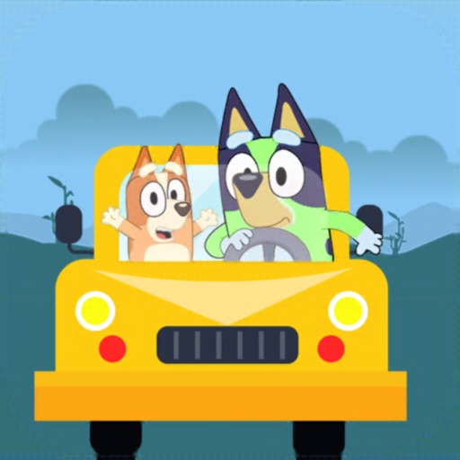 Bluey School Bus Icon