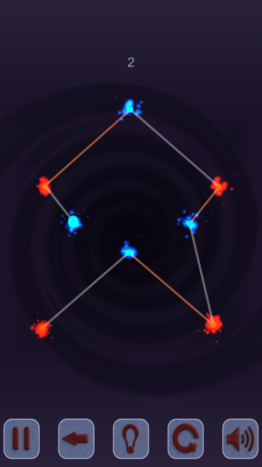 #2. Color Fireworks. Fires & Lines (iOS) 由: Ruslan Goncharenko