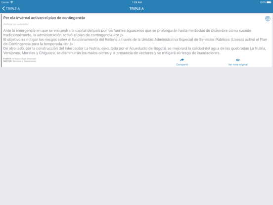Prensanet iPad screenshot 4