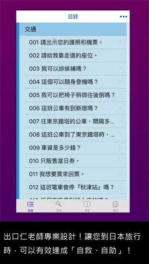 檸檬樹-標準日本語【每日一句】旅行會話篇 screenshot 1