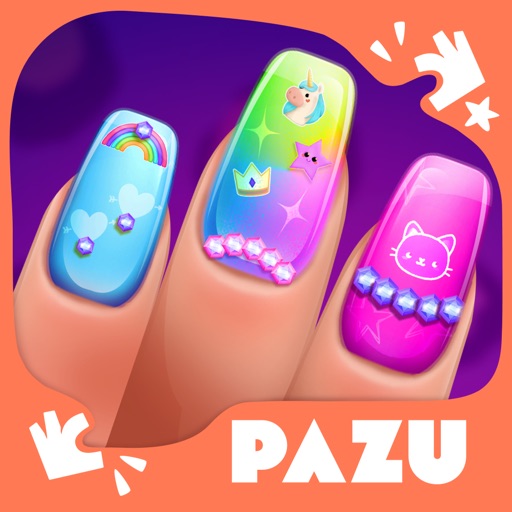 Girls Nail Salon Kids Games By Pazu Games Ltd   512x512bb 