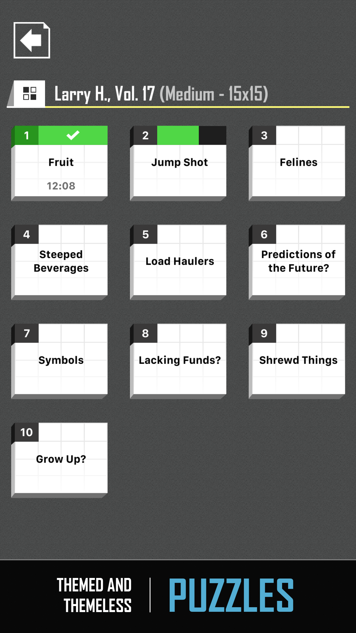 Crossword Puzzle Redstone screenshot 6