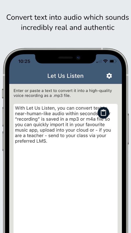 #1. LetUsListen (iOS) 由: Christian Mayr
