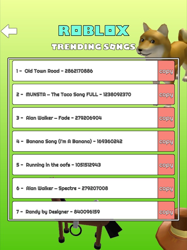 Roblox Songs Website