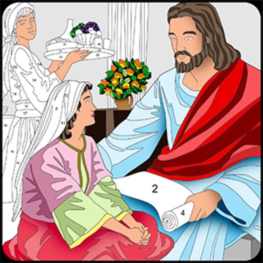 Bible Coloring Color By Number