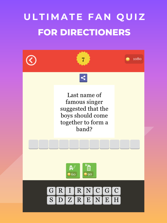 Screenshot #4 pour Fan Quiz One Direction Edition