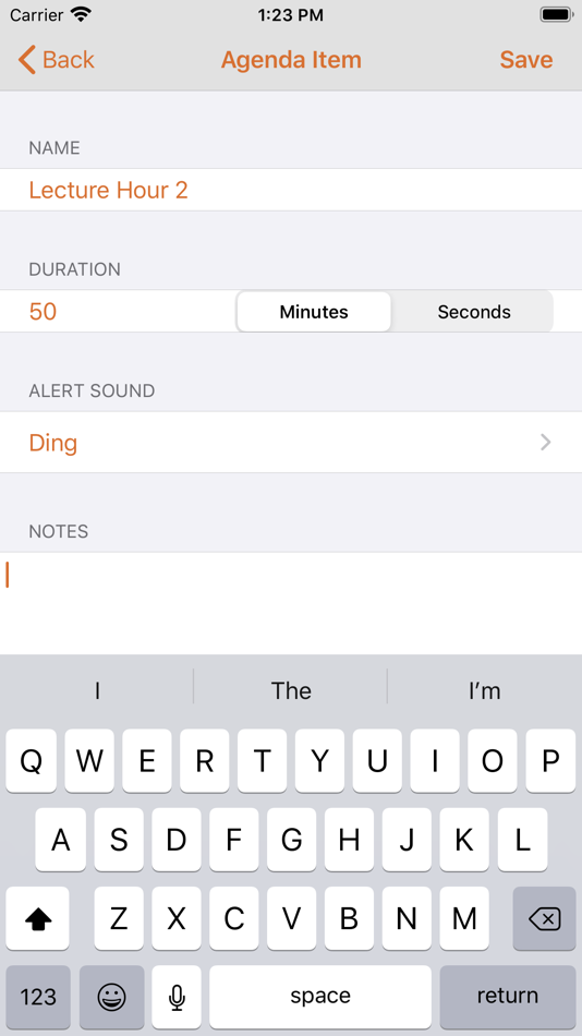 #6. Agenda Timer (iOS) 由: Daniel Manteufel