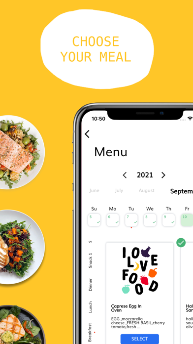 I Love Food App Screenshot