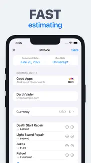 simple invoice generator maker iphone screenshot 4