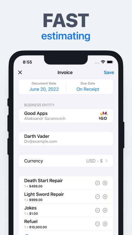 Simple Invoice Generator Maker screenshot-3