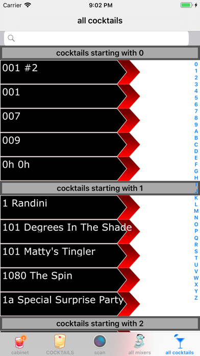 Cocktail Mixers Screenshot