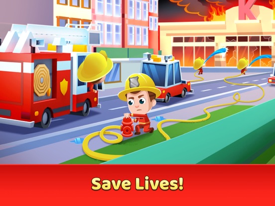 Idle Firefighter Tycoon iPad app afbeelding 4