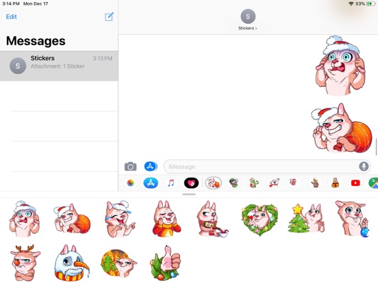 Screenshot #4 pour Christmas Dog Sticker 2019