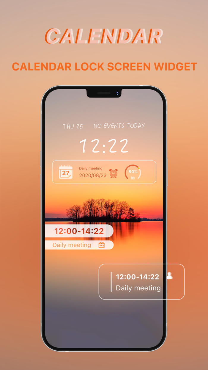 Lock Screen Widget Box