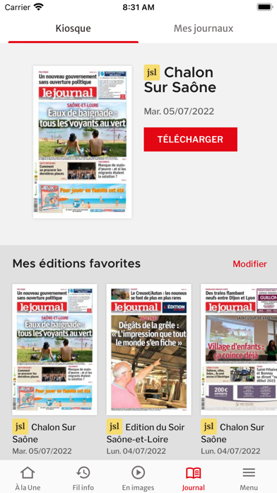 Le Journal de Saône et Loire Screenshot