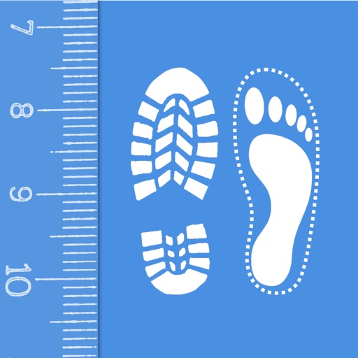 Shoe Size Meter - feet length icon