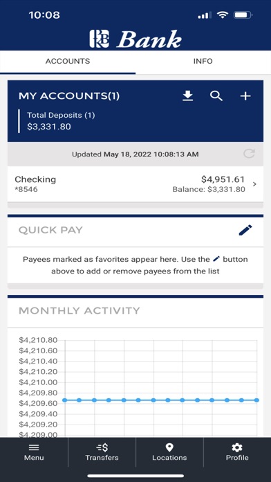 PBK Bank Mobile Screenshot