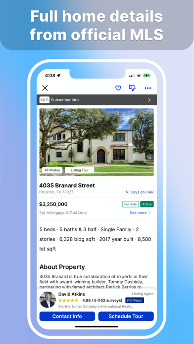 HAR Texas Real Estate Screenshot