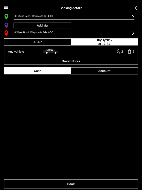 Screenshot #5 pour Weyline Taxis and Private Hire