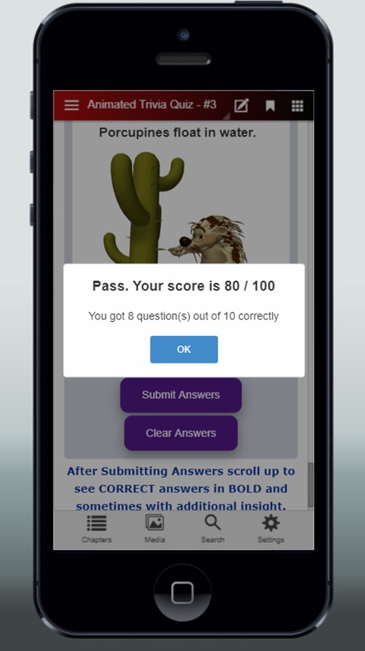 #3. Animated Trivia Challenge (iOS) 由: Steve Stark