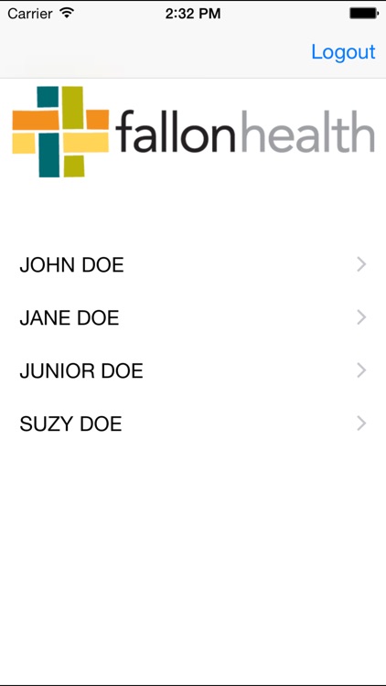 Fallon Health Member ID Card