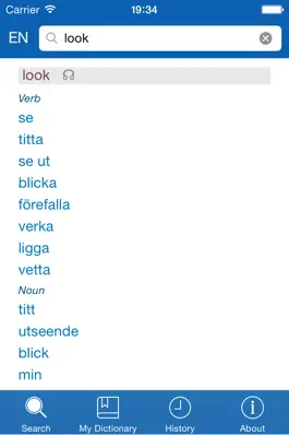 Game screenshot Swedish−English dictionary apk