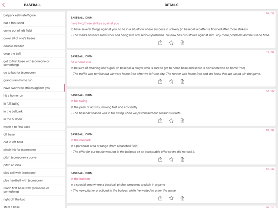 Screenshot #4 pour Sports Body idioms in English