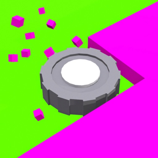 Color Saw 3D Icon