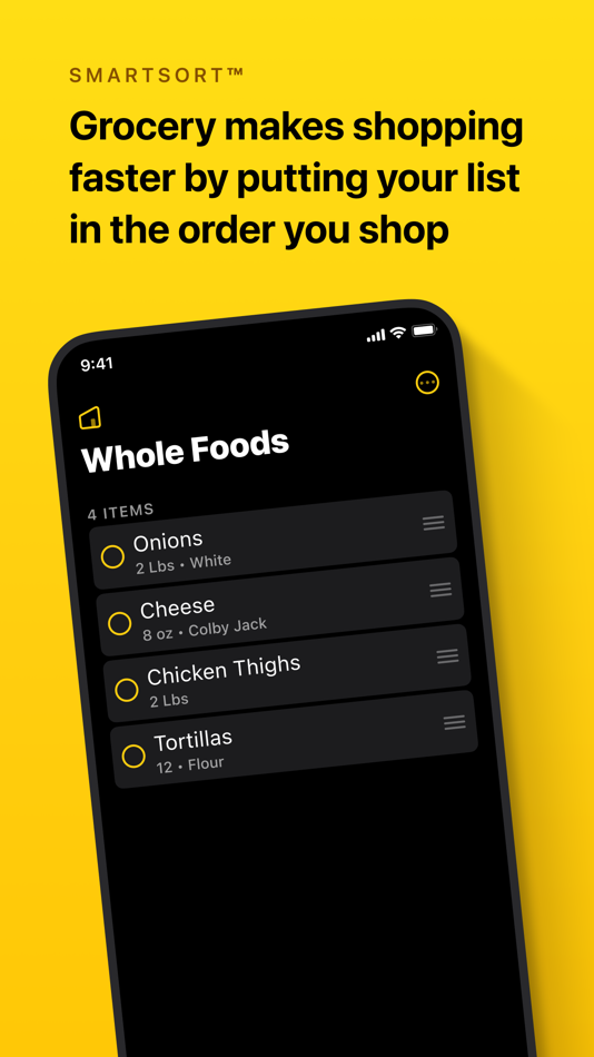 #1. Grocery - Smart Shopping List (macOS) 由: Conrad Stoll