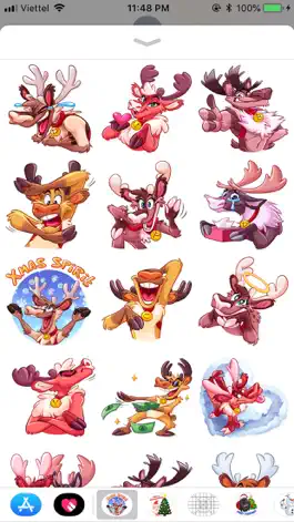 Game screenshot Christmas Reindeer Fun Sticker apk
