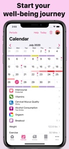 Period Tracking Calendar screenshot #1 for iPhone