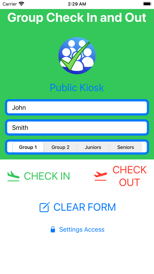 #7. Group Check In and Out (iOS) 由: Richard Knabb