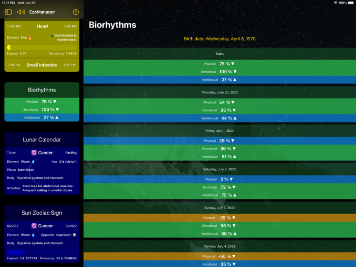 EzoManager – esoteric planner