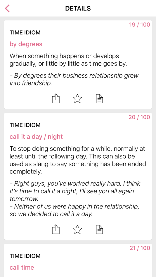 #1. Time Eyes idioms in English (iOS) 由: Thao Vo