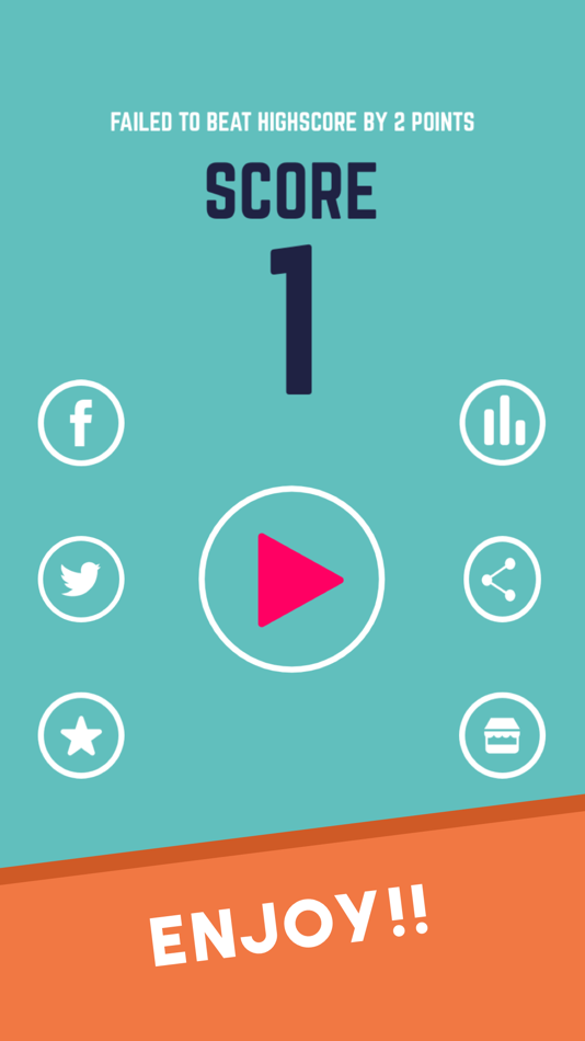 #3. Bouncy Flip (iOS) Av: Digital Hole Pvt. Ltd.