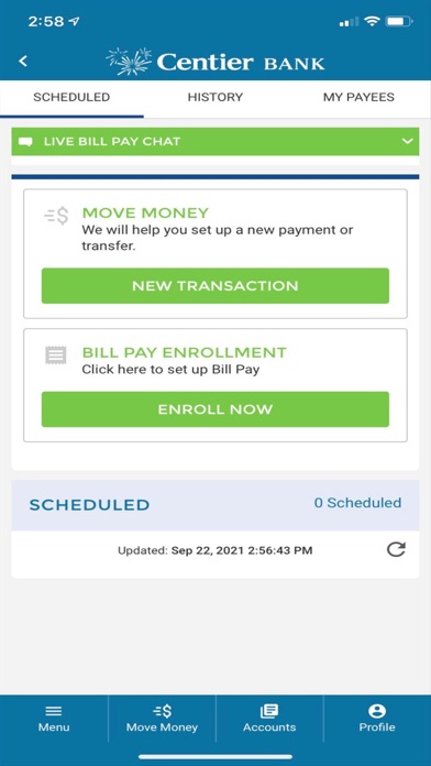 Centier Bank Mobile Screenshot