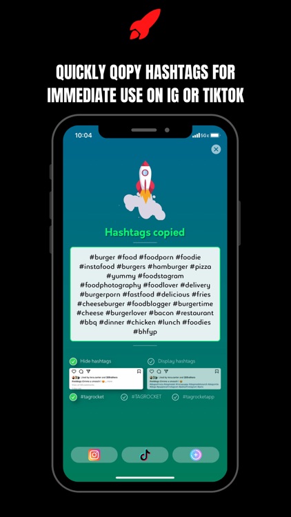 TagRocket - Hashtag Generator