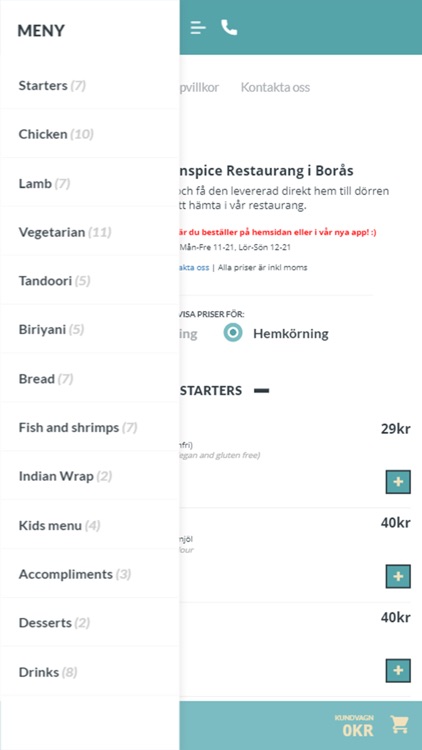InSpice - Indisk Restaurang