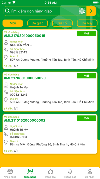 Mai Linh Shipper Screenshot