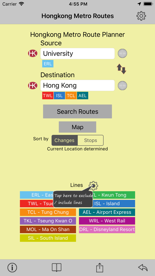 Hong Kong Metro Route Planner - 2.7 - (iOS)