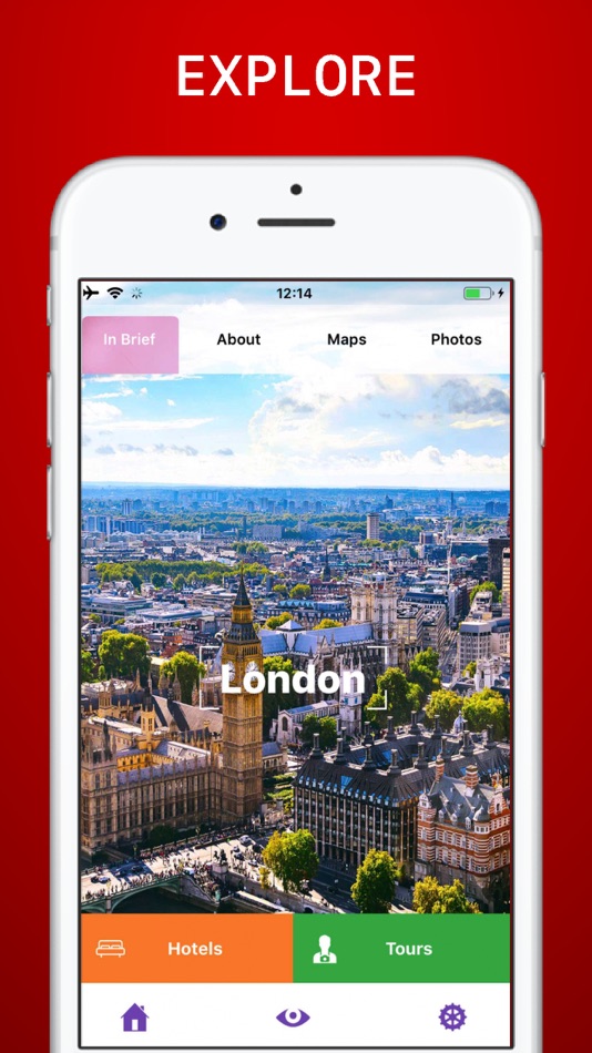 #3. London Travel Guide with Map (iOS) Podle: Jorge Herlein