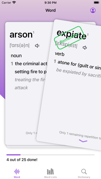 Verbosity - Vocab Builder Screenshot